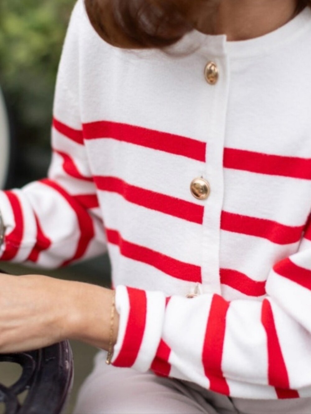 Smash + Tess For The Jilky Box - The Rosalie Cardigan - Cherry SIZE XS-S
